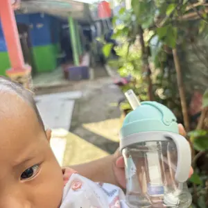 BISA COD Bo5598 Botol Minum Anak / Botol Minum Bayi Gelas Anak Balita Training Cup Dengan Pegangan Tangan / Botol Minum Bayi Accessories Tumpah Bottle  Sedotan