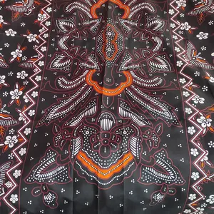 SARUNG BATIK MOTIF KEKINIAN TERBARU GUS IQDAM Muslim Pria Wanita Dewasa Santri Santriwati Kain Pekalongan Nyaman Lembut  Printing  Hitam