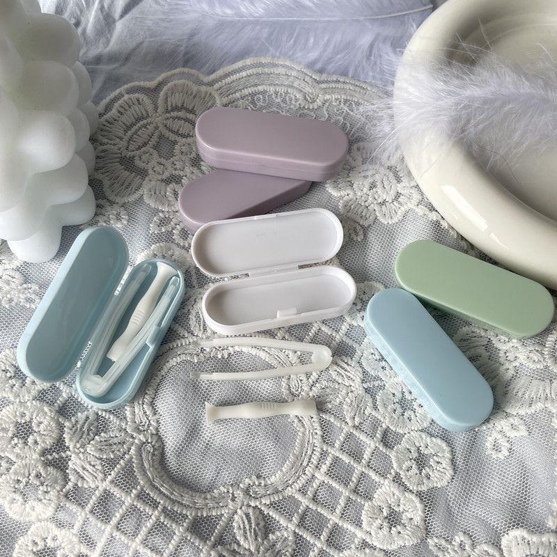 (GROSIR TERMURAH) PENJEPIT SOFTLENS & KOTAK SOFTLENS / Jepitan Softlens / Penjepit Soflen / Spatula Softlens / Alat Pasang Softlens / ACCCOOL 2