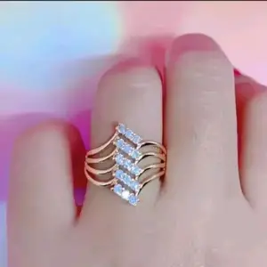 cincin dewasa berlapisan  emas muda asli dapat surat dari toko