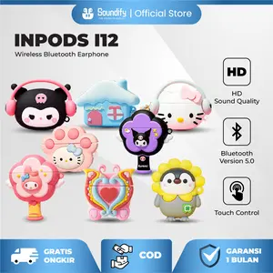 [SOUNDIFY] TWS i12 Earphone Bluetooth Nirkabel Case Kartun True Wireless HIFI Stereo Headset Bluetooth Bass