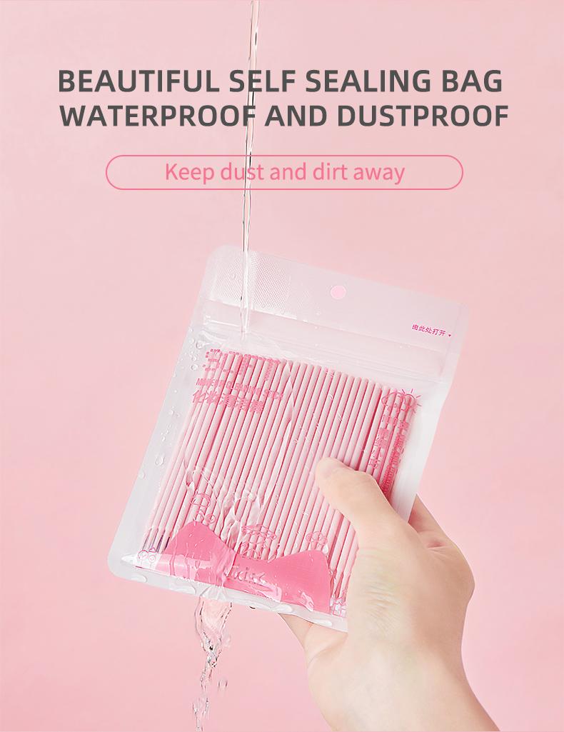 Product Introduction of UKISS Flocking Cosmetic Cleaning Stick Makeup Tool Stick and Cleaning Sitck 100 Pieces/50 Pieces 15