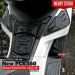 Tankpad Pcx 160 ABS CBS ROADSYNC 2025 Deckpad Pcx 160 2025 Rubber karet Model Roadsync