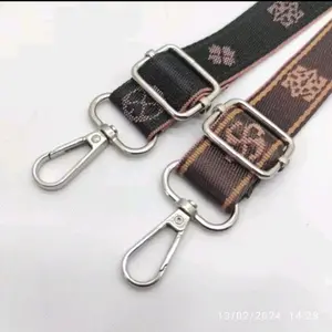 Tali strap Tas Selempang Motif Webbing Tebal AAC nikel dijamin kuat panjang 120 cm lebar 2,5 cm