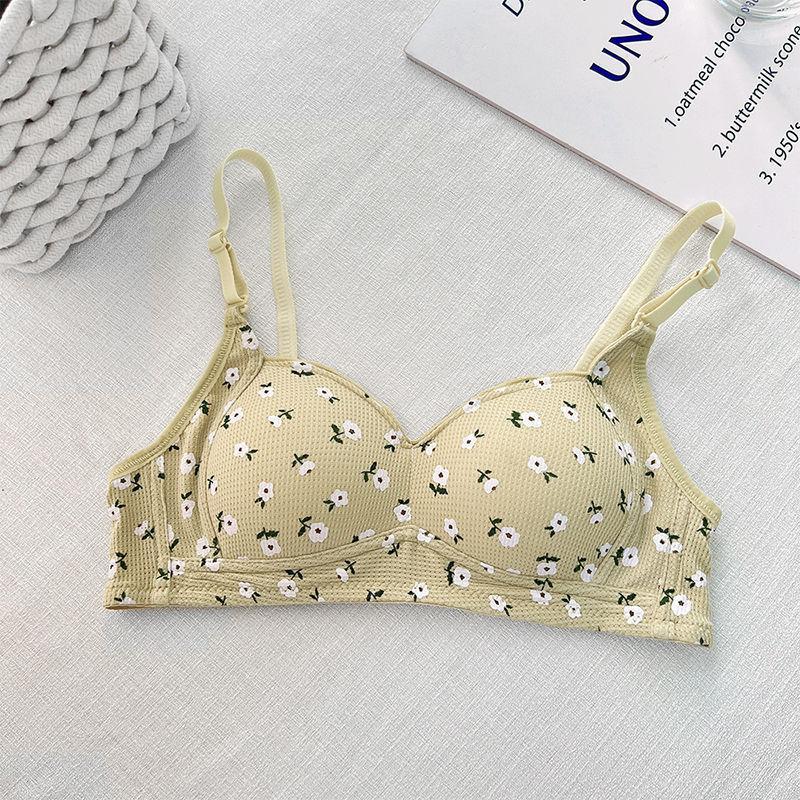 Product Introduction of Áo Ngực Nữ, Thiết Kế Hoa Tươi Không Có Vòng Thép, Thích Hợp Cho Ngực Nhỏ Thoải Mái Và Thoáng Khí, Có Thể Được Mặc Để Tập Hợp, Thích Hợp Cho Học Sinh Nữ, Phong Cách Đơn Giản 7