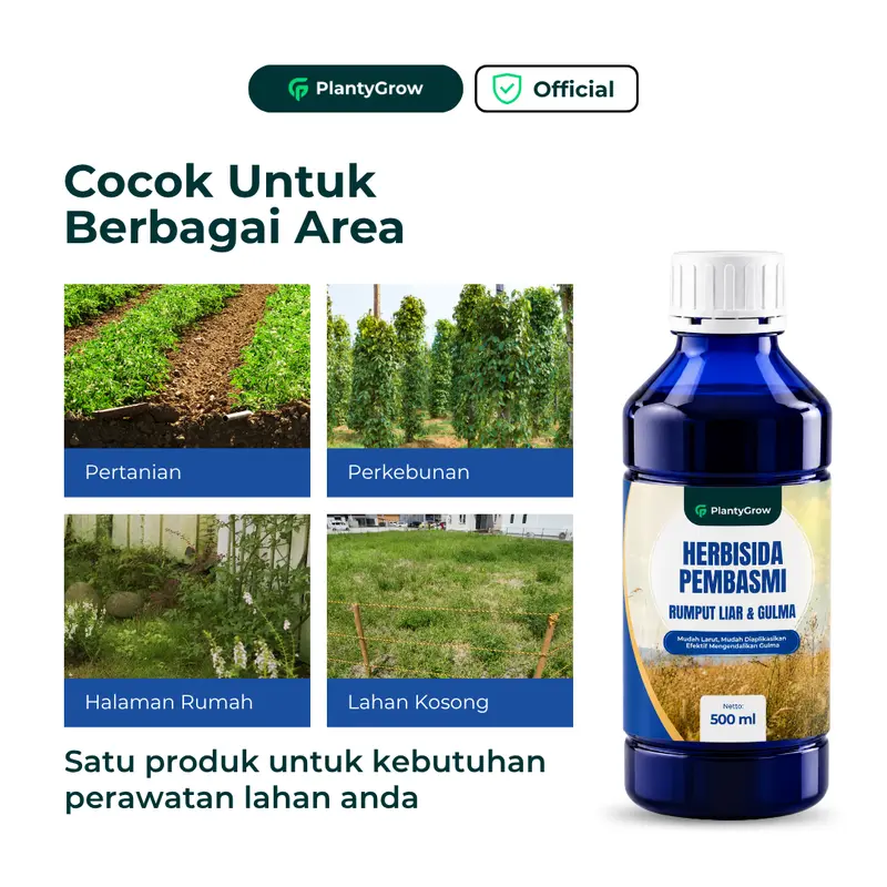 NEW Herbisida Nexalon Kontak Pembasmi Rumput Liar & Gulma 500ml - Bantu Basmi Gulma Daun Lebar & Sempit, Praktis & Mudah Dicampur Air - PLANTYGROW