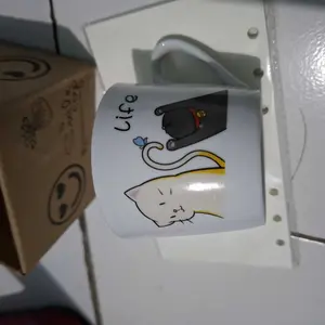 Gelas Kopi Keramik Set sendok / Handel Mug set / Mug Souvenir Hampers Premium