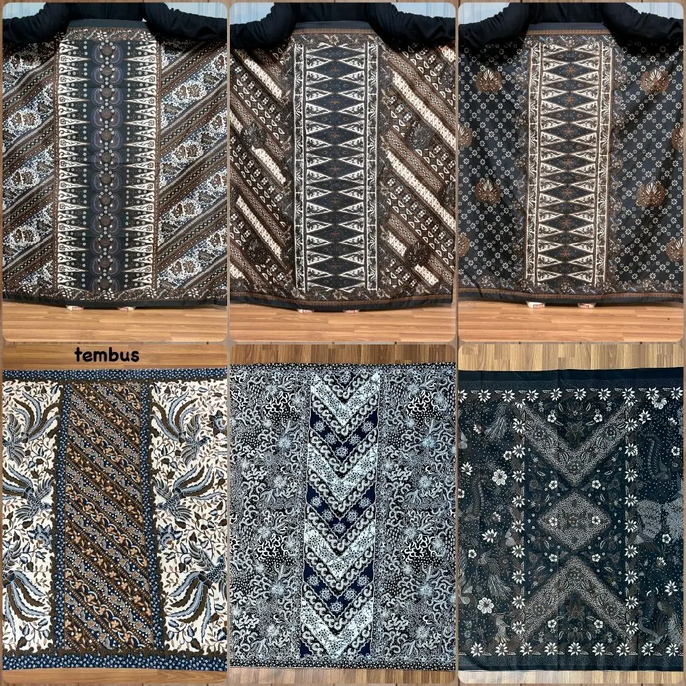 Sarung Printing Batik Muslim pria dewasa Remaja santri Mikro Poli katun Nyaman Harga Murah Motif Jadulan Hitam Putih Pekalongan