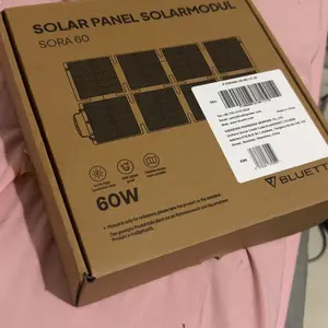 BLUETTI Sora 60W Solar Panel - 60W for Portable Power Station AC2A Foldable Solar Charger for Hiking Camping Travel