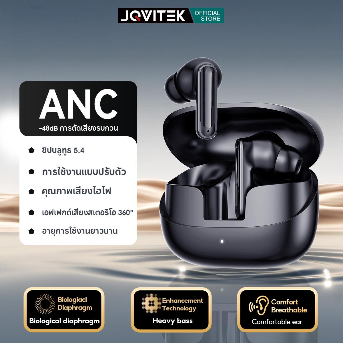 JQVITEK EP67X Pro หูฟังบลูทูธไร้สาย HiFi HD Call ลดเสียงรบกวน อายุการใช้งานแบตเตอรี่ยาวนาน