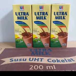 Ultra Milk UHT 200ml 1 Pack Susu Cokelat Rasa Enak Dan Segar