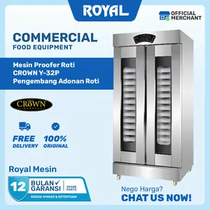 Mesin Proofer Roti CROWN MP-32T | Pengembang Adonan Roti 32 Loyang