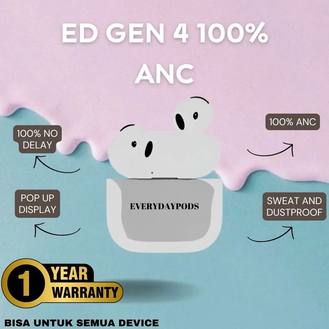 ￼Everydaypods Gen 4 Tws Headset Bluetooth Wireless Audio Type C