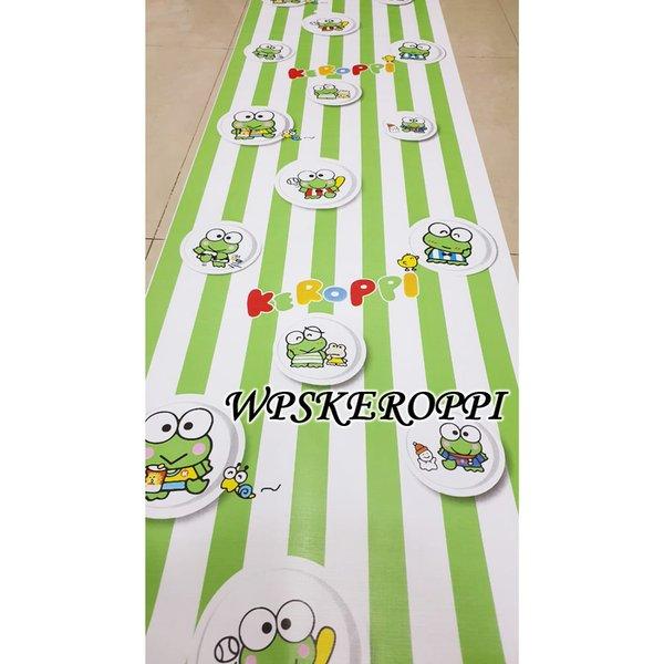 Gambar METH WALLPAPER STICKER 45CMX5M WPSKEROPPI GREEN LINE KEROPPI - WALLPAPER STICKER, +GANJELAN dari METHWALLSTICKER Kab. Bekasi Tokopedia