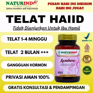 Membantu Siklus Haid Menstruasi Herbal Azzahra 50 Kapsul