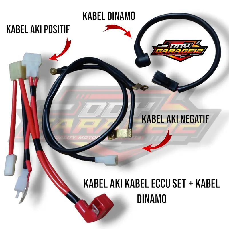 KABEL PLUS POSITIF KABEL MIN MASA KABEL DINAMO YAMAHA MIO SMILE 28D 0