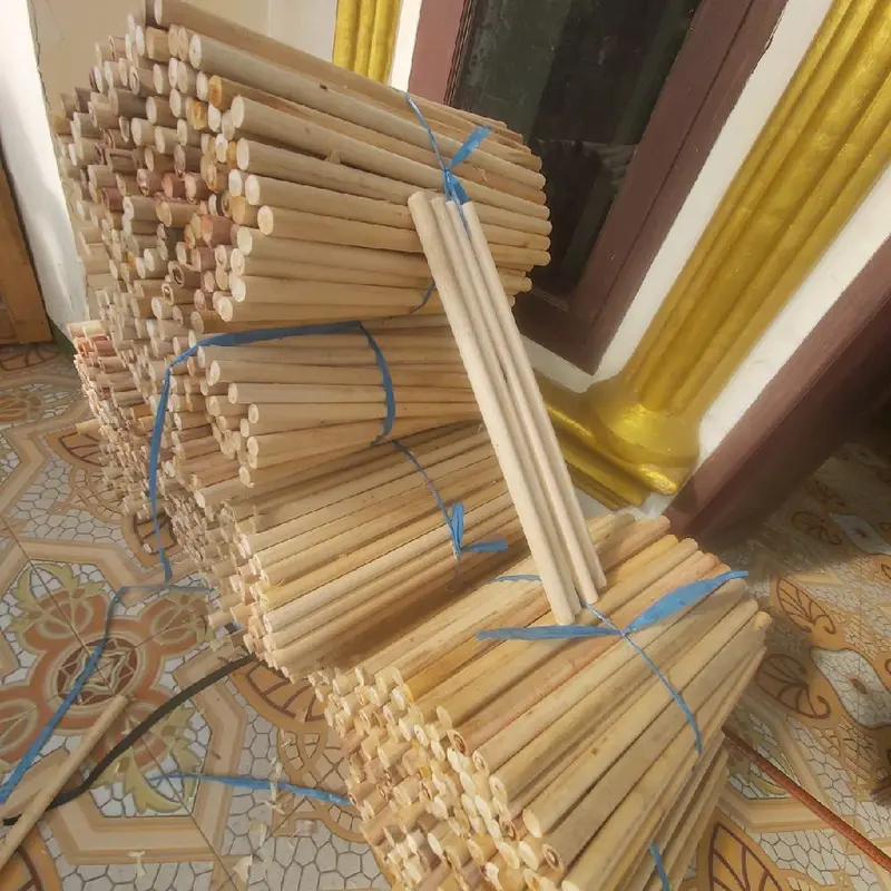 gagang sapu/ kayu dowel 2cm/50cm, kayudowel/bahanmacrame / kayubulat / kayu bahan kerajinan/macrame 6