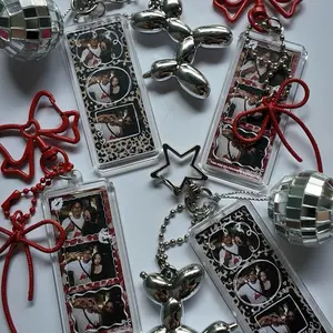 Keychain custom photostrip / hook softcase photostrip