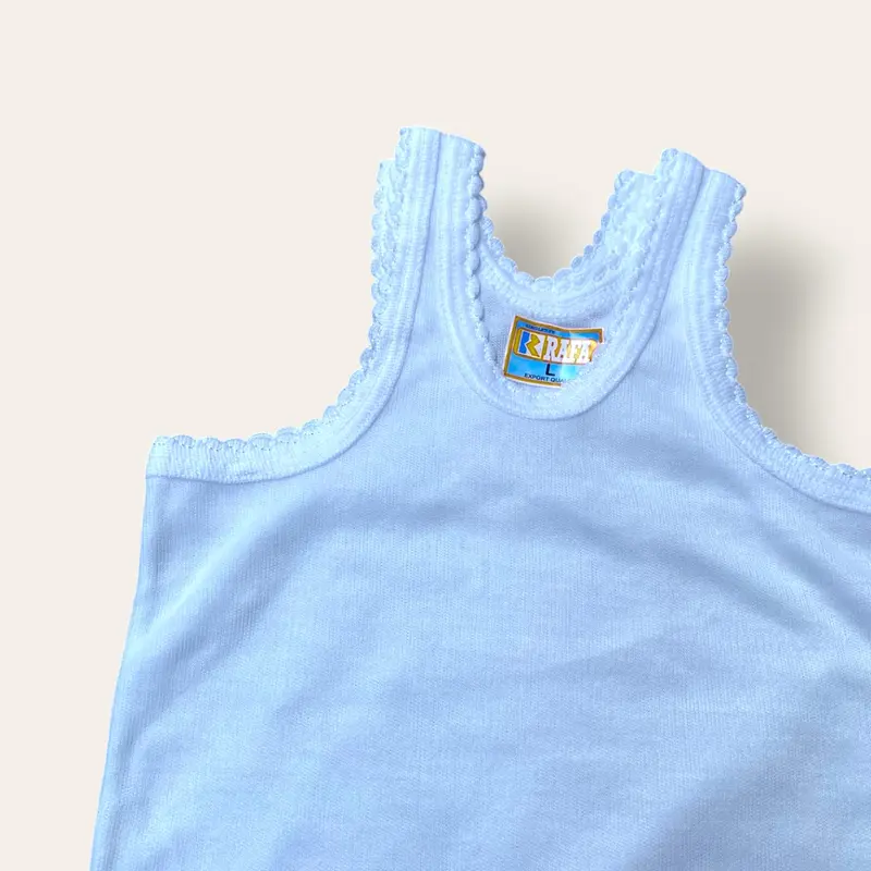Singlet anak putih polos dan sablon warna usia 1-5 tahun unisex Fashion singlet anak laki laki Perempuan 1