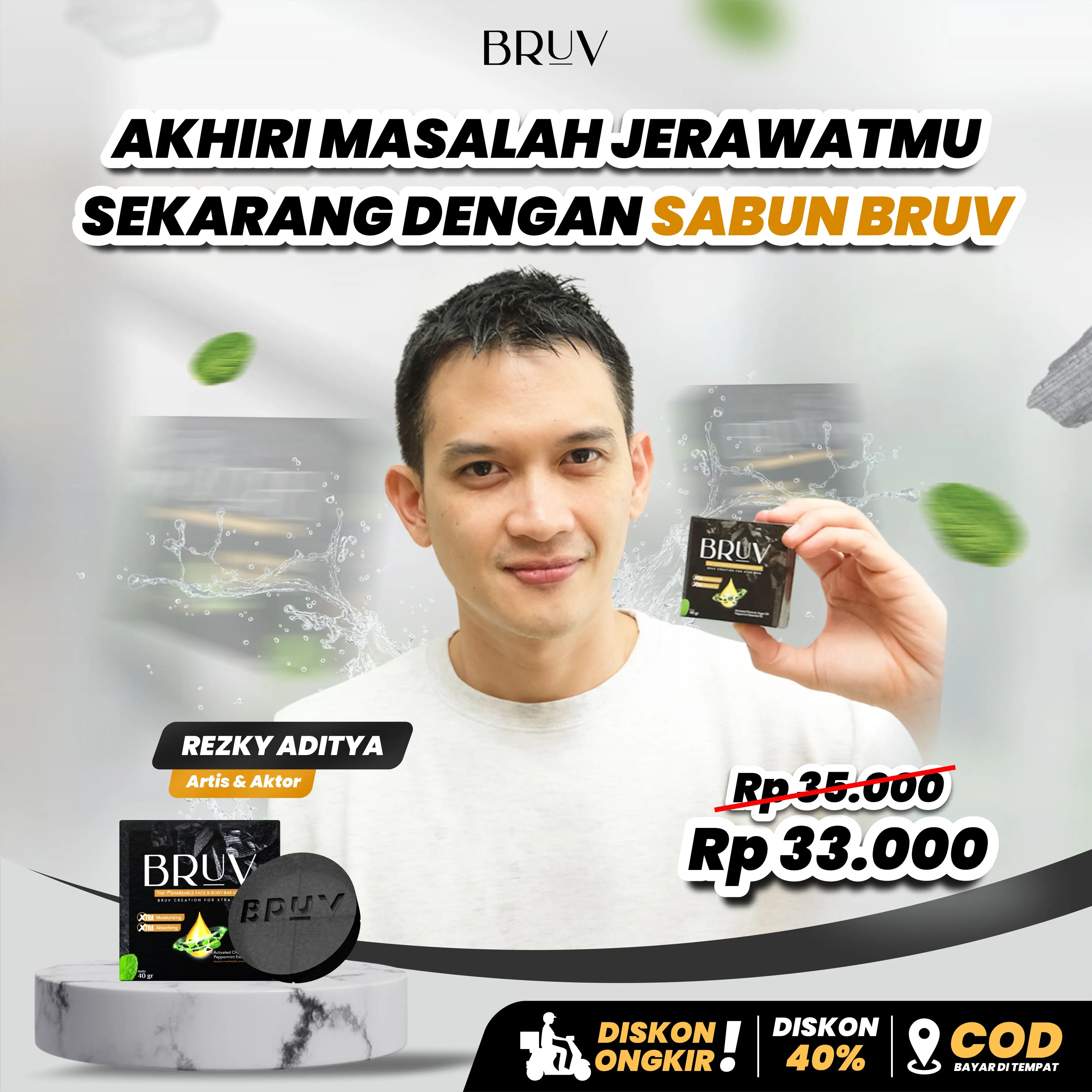 PAKET 1 SABUN BRUV BRIGHTENING SOAP