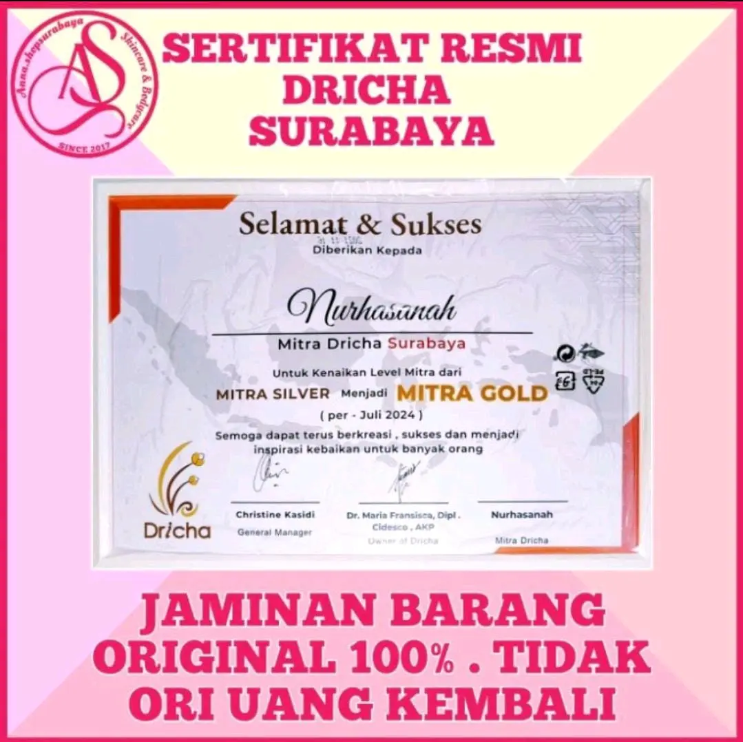 Dricha Light Sunscreen kemasan baru