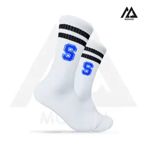 MOHAKI - Kaos Kaki Oldschool Skate Motif ABJAD s - X443