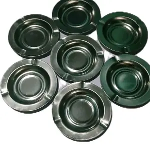 PAKET HEMAT 12pcs kAsbak Stainless Bentuk Bulat TATAPEDIA Kualitas Terbaik untuk Kebutuhan Sehari-hari