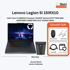 LENOVO Legion 5i 15IRX10 Intel Core i7 RTX 5050 RAM 16GB 512GB SSD 15.3" 165Hz
