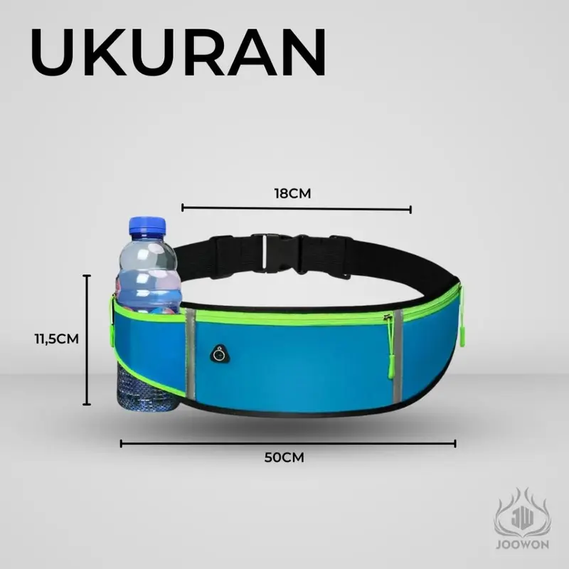 Tas Pinggang Lari Simple Bahan Polyester Waterproof Sport Belt Outdoor Kekinian - CT03 TrendyStors 1