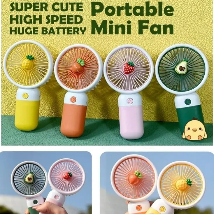 【COD】Quạt cầm tay có thể sạc lại bằng USB Quạt cầm tay nhỏ không gây tiếng ồn thích hợp cho mục đích sử dụng cá nhân ngoài trời Có nhiều màu sắc Phụ Kiện 1