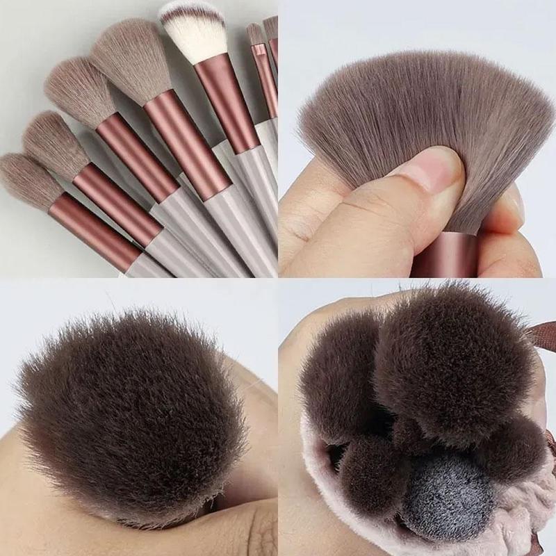 Product Introduction of Bộ cọ trang điểm có túi, 13 miếng, kem che khuyết điểm, phấn mắt, R9N0 30