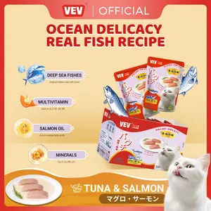 COUCOU VEV-Pouch Box 12 pcs x 75gr All Life Stage Makanan Basah Kucing