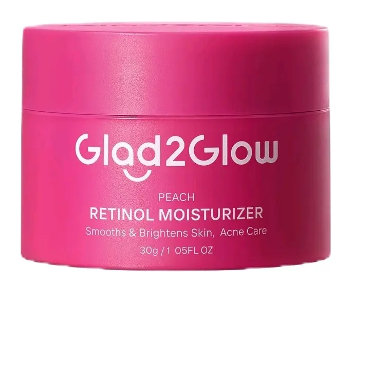 Glad2glow   Retinol Peach Glad2glow 30gr untuk Kulit Wajah - Ceramide Pelembab g2g