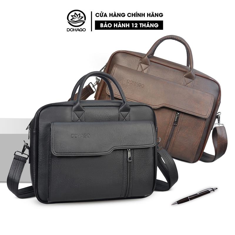 Túi Xách Da Công Sở DOHAGO Cặp Công Sở Đa Năng Thời Trang Đựng Laptop - CVT01
