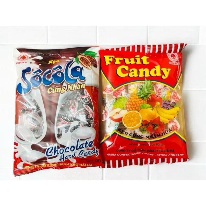 Kẹo cứng nhân dứa Socola hải hà gói 90gr