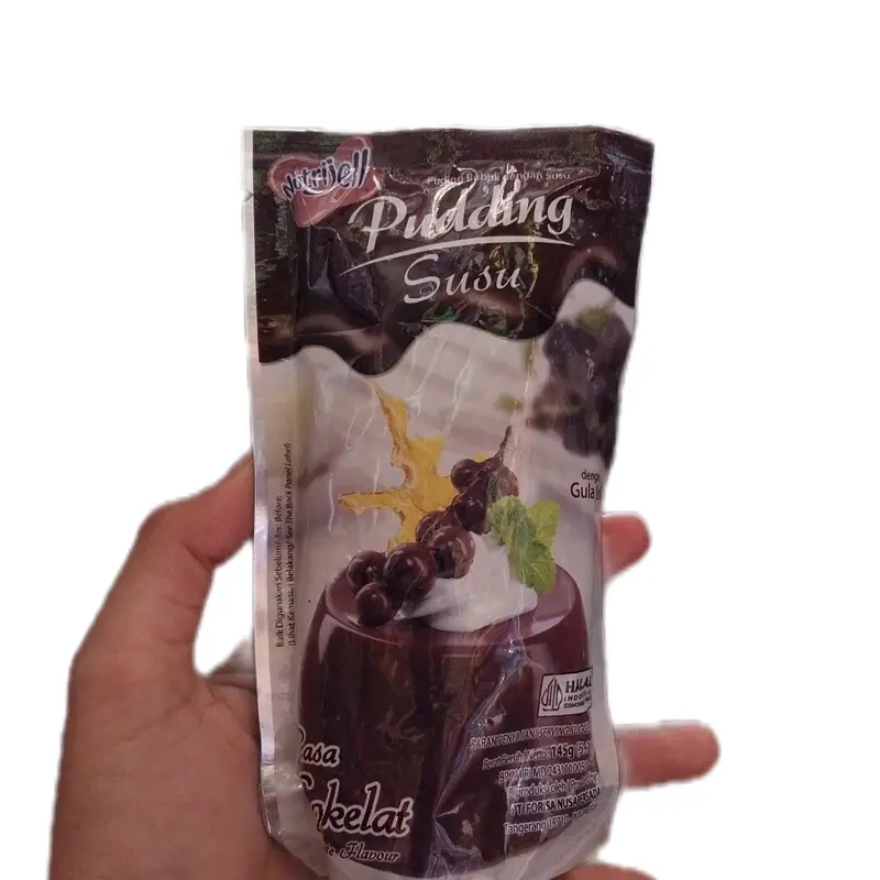 Puding Susu Nutrijel Isi 3 Bungkus - Bubuk Jelly Food Makanan 0