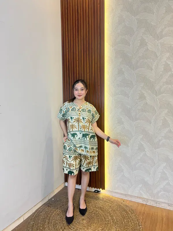 TERBARU BABYDOLL FAUNA ECER JUMBO BUSUI FRIENDLY RAYON PREMIUM WANITA 3