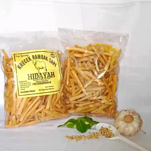 Kerupuk Rambak Mentah Kemasan 1/4kg, Kulit Sapi Pilihan,Enak Gurih Renyah Nikmat Mantap, Food Snacks Kripik Krecek Crispy Kering Cemilan Snack Murah