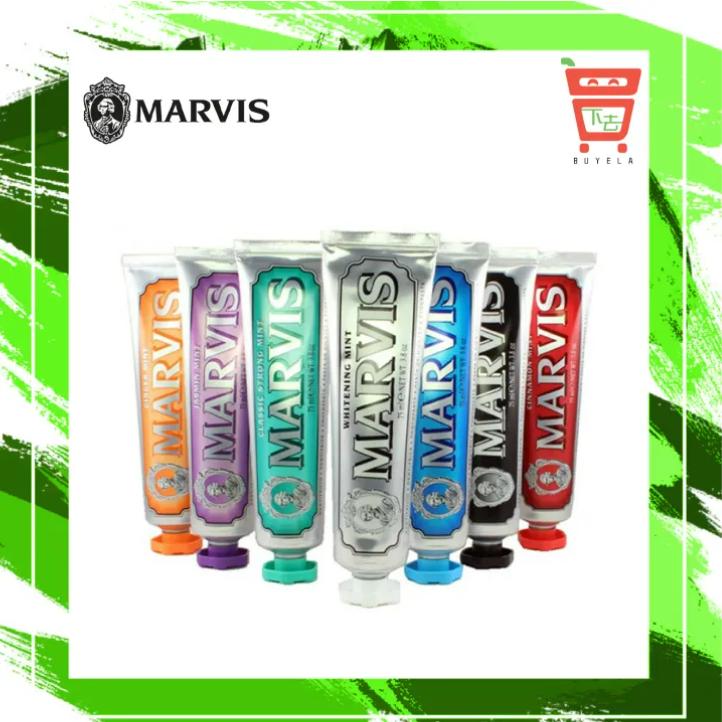 Marvis Toothpaste (Italy) 85ML - Whitening Mint, Jasmin, Cinnamon ...