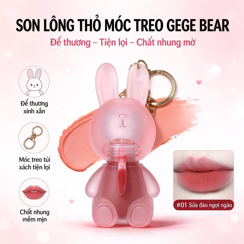 Son bóng mềm mịn – Son lì lâu trôi, màu sắc tự nhiên, phù hợp để học, dành cho phái nữ yêu thích phong cách nhẹ nhàng hàng ngày. Kem Siêu