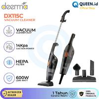 Gambar Deerma DX115C Vacuum Cleaner Handheld 2in1 Penyedot Penghisap Pembersih Debu Multifungsi 14Kpa Low Watt - Hitam dari Queen-id Kab. Tangerang 1 Tokopedia