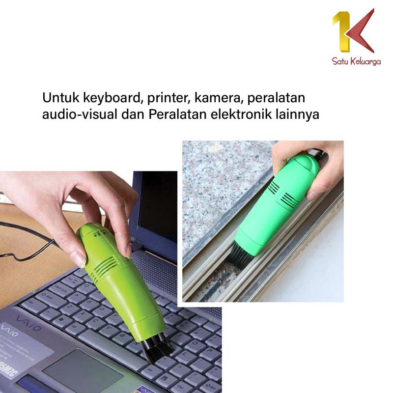 COD SK C809 Vacum Cleaner Keyboard Laptop Mini USB Portable Sikat Pembersih Debu Kecil 6