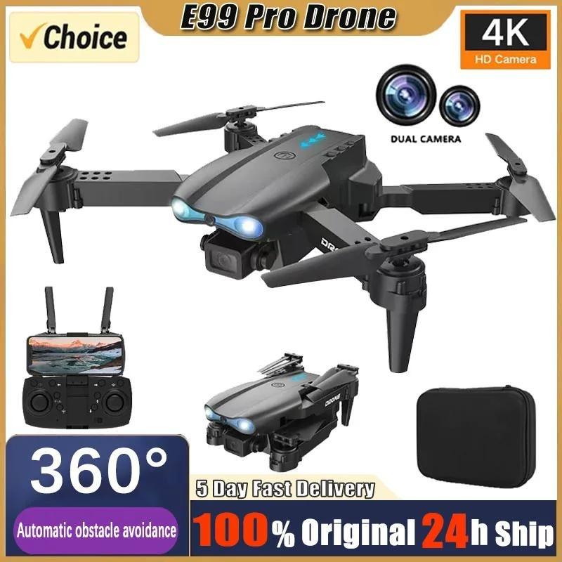 【COD】Drone E99 Pro 4K Kamera Ganda HD Drone Mini WiFi FPV Kamera Drone Luar Ruangan Dalam Ruangan Drone Remote Control Dapat Dilipat Hitam Accessories 1