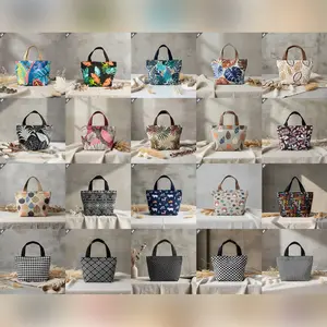 Totebag Tas Kanvas Mukena Make Up Wanita 26x19x8cm