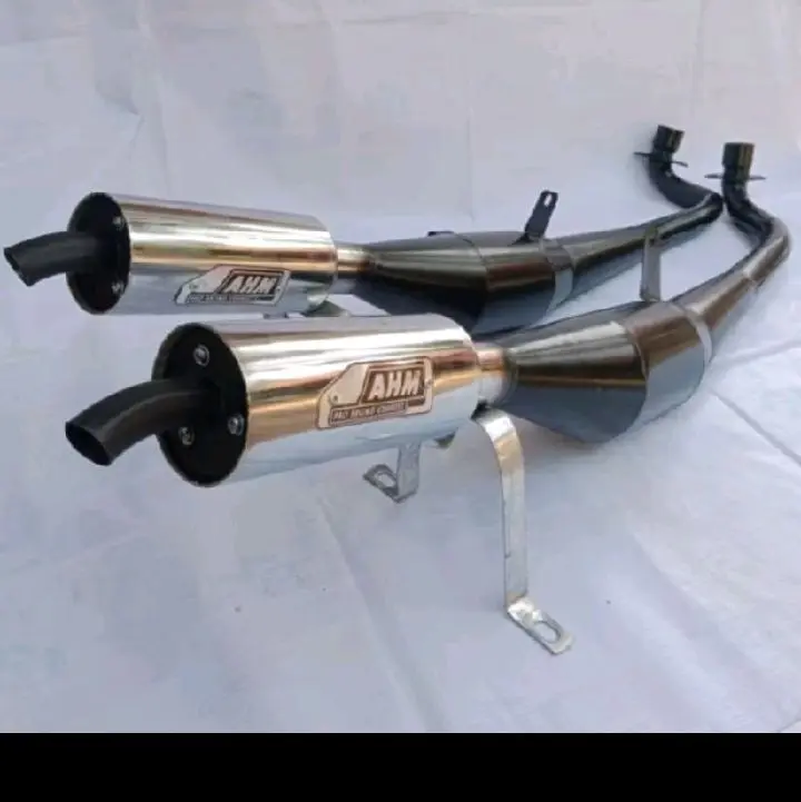 Knalpot racing fiz r fiz hitam crom sigma tornado alfa foswan 1