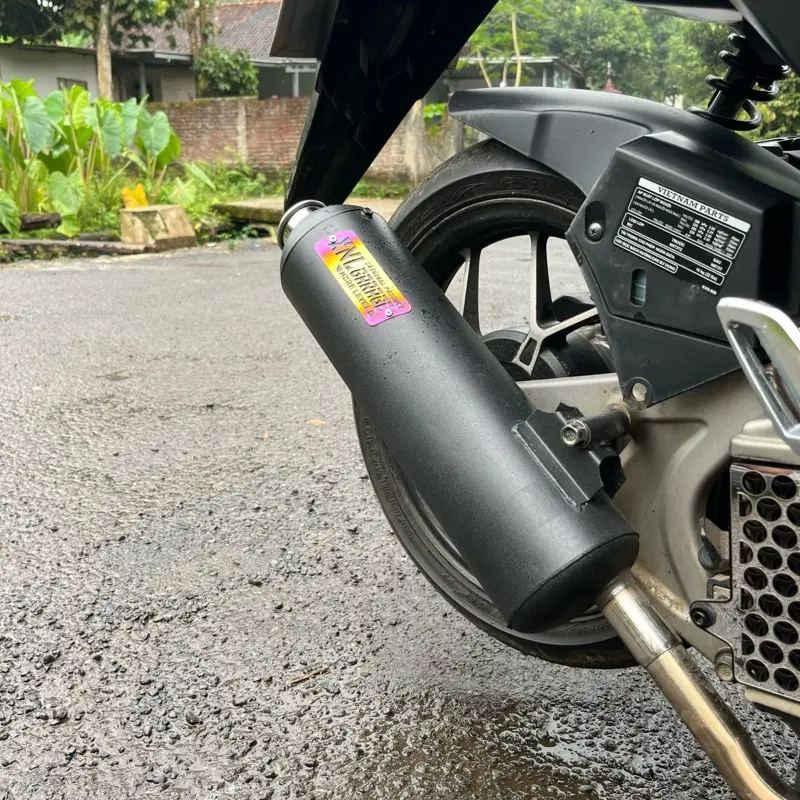 Knalpot Standar Racing Luster V1 inlet 26 28 out silencer 38 sarteng sarful sarbor by XNL.Garage model shijiro moncong shijiro motor beat karbu beat deluxe beat esp vario 110 vario 125 150 led old new scoopy karbu scoopy prestige mio vino nmax pcx 6