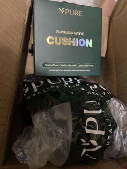 Product Review of 【Cushion】NPURE Centella Asiatica Flawless Matte Power Cushion / Cushion Kulit Jerawat / Skincare Infused /  Hypoallergenic / Dermatologically / Non-Acnegenic / Foundation Wajah / Concealer Berjerawat / Long Lasting from C**t 2