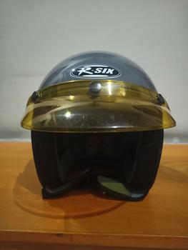 Product Review of Helm Bogo Polos Pria Wanita  Hijab Friendly Terbaru Retro Pet SNI Kaca Motorcycle from S**a 3