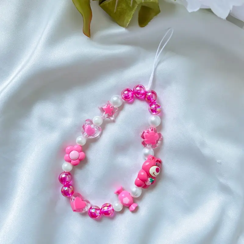 Gantungan Strap Hp Pink Lotso Lanyard Berkualitas 0