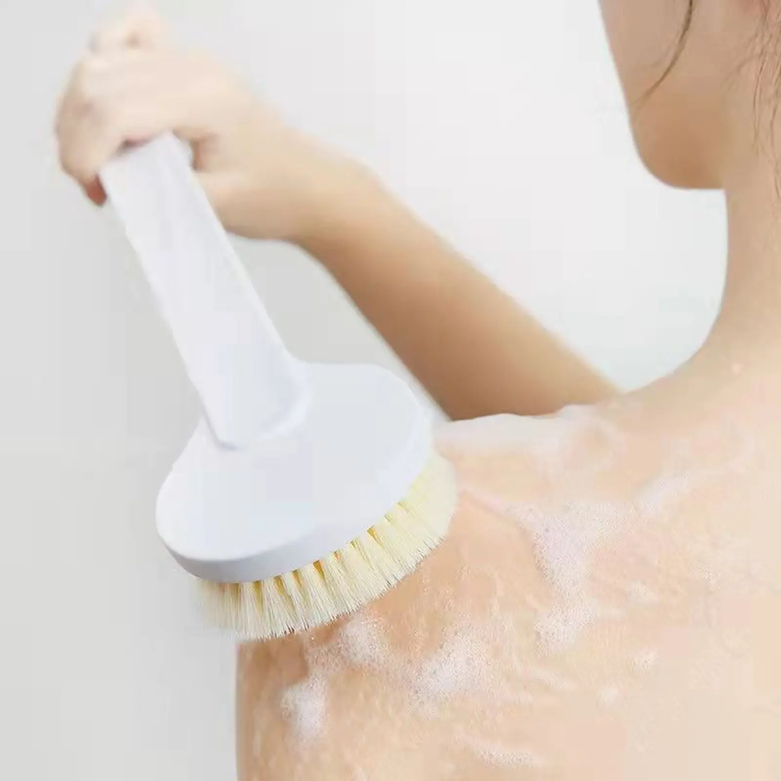 Household long handled bath brush Accessory Japanese bath brush soft hair rub bath towel scrubbing artifact back scrubbing Sponge brush bath brush
